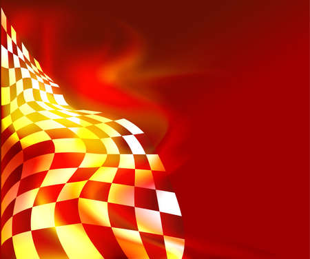 checkered flag background vector race designのイラスト素材