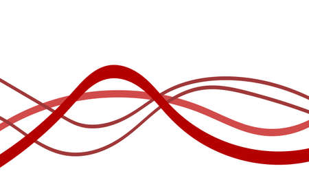 abstract wave background curve motion lines graphic waving  banner templateのイラスト素材