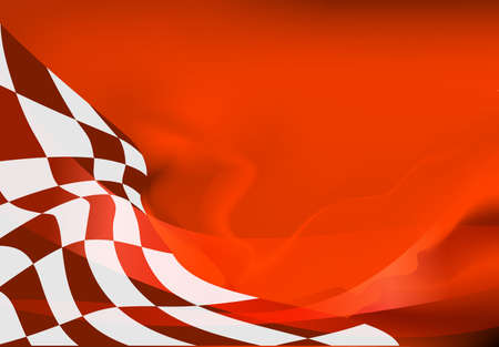 checkered flag background vector race designのイラスト素材