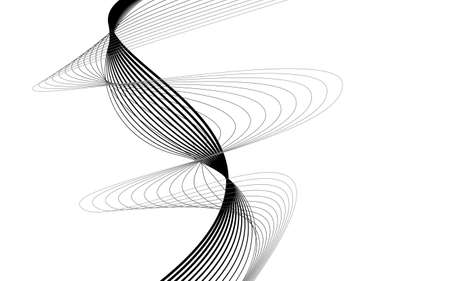 business background lines wave abstract flowing stripe and curves designのイラスト素材