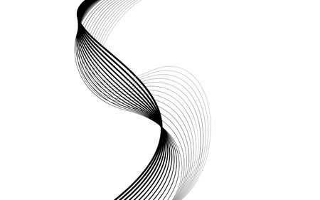 Business background lines wave abstract flowing stripe and curves designのイラスト素材