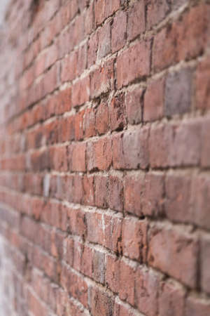 Red brick wallの写真素材