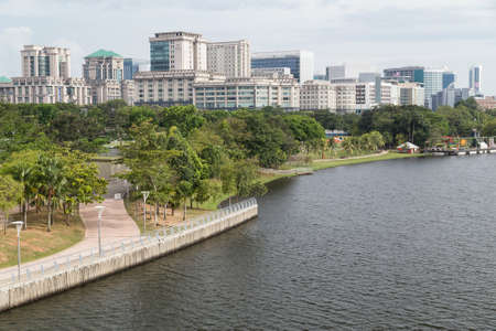 Putrajaya, Malaysia - circa September 2015: Putrajaya Park in Putrajaya, Malaysiaのeditorial素材