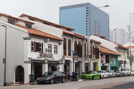 SINGAPORE, SINGAPORE - CIRCA SEPTEMBER 2015: Arab Street in Singapore