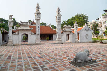 Hanoi, Vietnam - circa September 2015: Dinh Ngoc Ha temple in Hanoi, Vietnamのeditorial素材