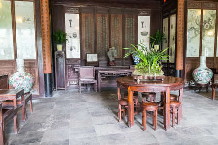 Suzhou, China - circa September 2015: Classical garden in Suzhou, Chinaのeditorial素材