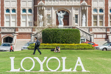 New Orleans, LA/USA - circa March 2009: Main entrance to Loyola University in New Orleans, Louisianaのeditorial素材