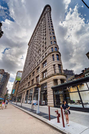 New York City, NY/USA - circa July 2015: Flatiron Building