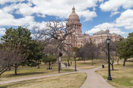Texas State Capitol in Austin, TXのeditorial素材