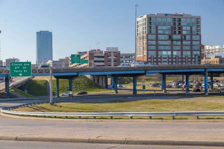 Little Rock, AR/USA - circa February 2016: Downtown of Little Rock, Arkansas