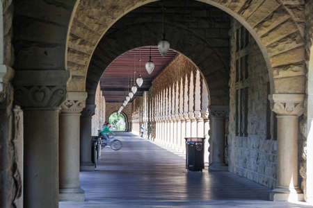 Palo Alto, CA/USA - circa June 2011: Galleries of Stanford University Campus in Palo Alto, Californiaのeditorial素材