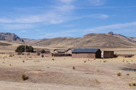Farm in Andes mountains, Peru
