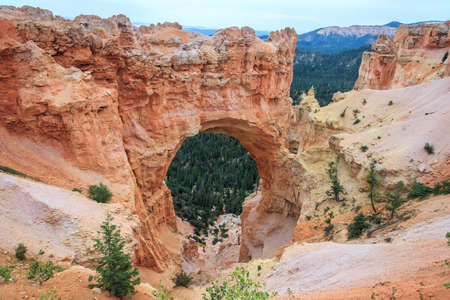 Stone Arch at Bryce Canyon National Park, Utah, USAの写真素材