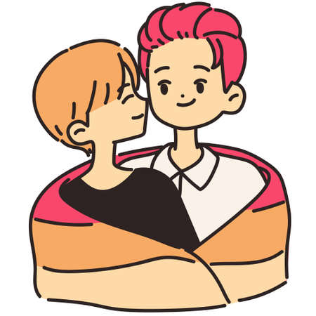 Cute Valentine's Elements and Character illustration vector. This vector is perfectly crafted for various purposes on the topic of: Valentineのイラスト素材