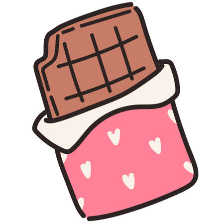 Cute Valentine's Elements and Character illustration vector. This vector is perfectly crafted for various purposes on the topic of: Valentineのイラスト素材