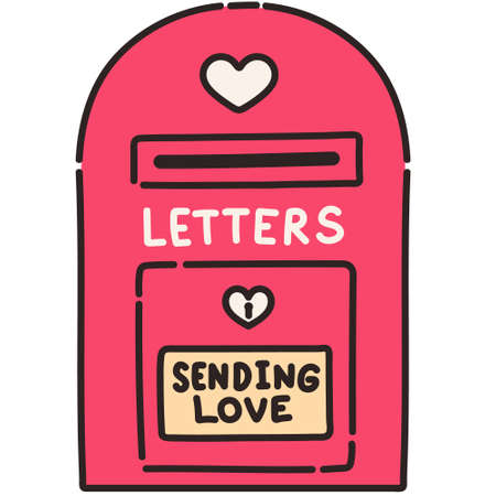 Cute Valentine's Elements and Character illustration vector. This vector is perfectly crafted for various purposes on the topic of: Valentineのイラスト素材