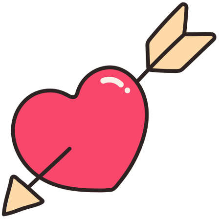 Cute Valentine's Elements and Character illustration vector. This vector is perfectly crafted for various purposes on the topic of: Valentineのイラスト素材