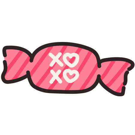 Cute Valentine's Elements and Character illustration vector. This vector is perfectly crafted for various purposes on the topic of: Valentineのイラスト素材