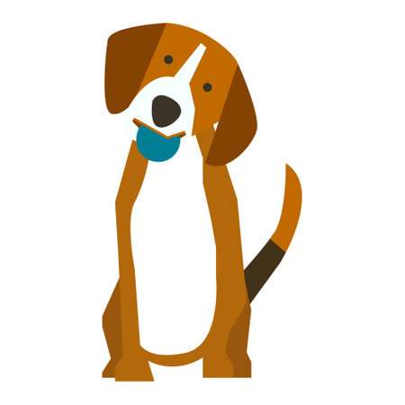 Dog vector. This vector is perfectly crafted for various purposes on the topic of: Dogのイラスト素材