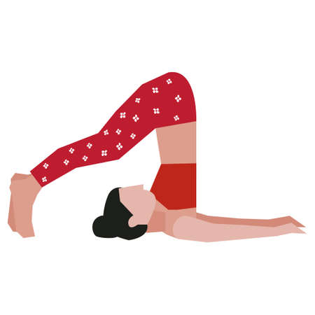 Yoga and Meditation illustration vector. This vector is perfectly crafted for various purposes on the topic of: Yoga and Meditationのイラスト素材