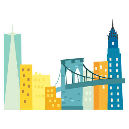 Cityscape illustration vector. This vector is perfectly crafted for various purposes on the topic of: Cityscapeのイラスト素材