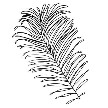 Nature Line Art vector. This vector is perfectly crafted for various purposes on the topic of: Natureのイラスト素材