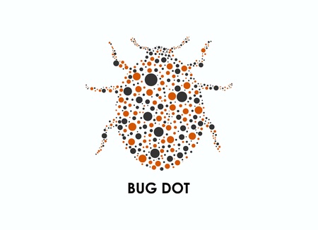 Bug Dot, Art Vectorのイラスト素材