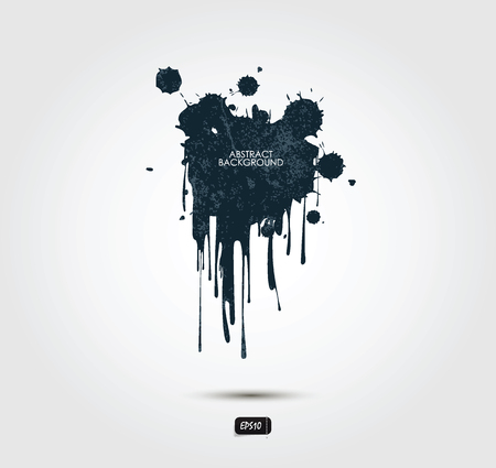 Abstract vector of Dripping Paint, background bannerのイラスト素材