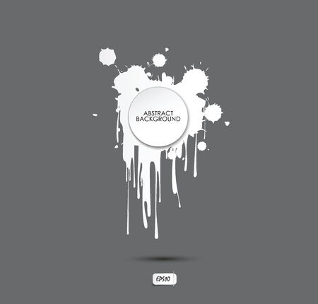 Abstract vector of Dripping Paint, background bannerのイラスト素材