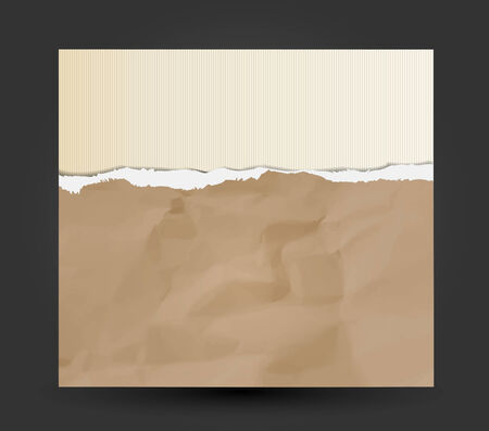 ripped vintage paper on grunge backgroundのイラスト素材