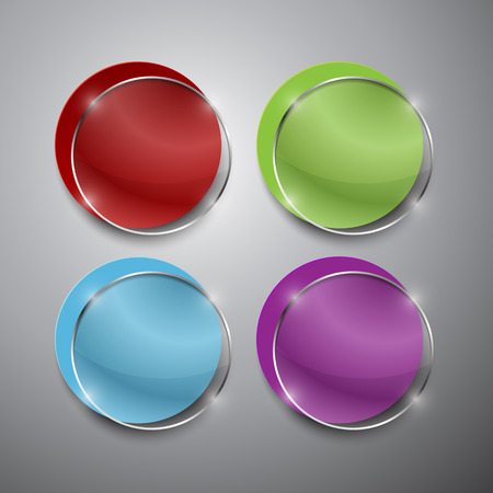 Abstract vector banners set.のイラスト素材