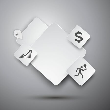 Text box design vector.のイラスト素材