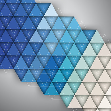 Triangle pattern with shadow. Vector background. Geometric abstract texture.
