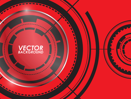 Abstract Modern technology circles Background.のイラスト素材