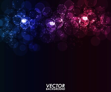 Abstract modern bokeh digital - Vector Background.のイラスト素材