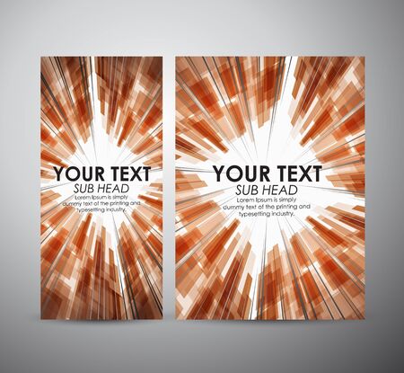 Abstract squares pattern. Brochure business design template or roll up. Vector illustrationのイラスト素材