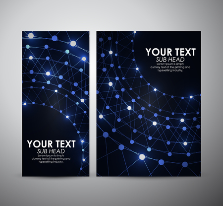 Brochure business design Abstract modern Circle background.のイラスト素材