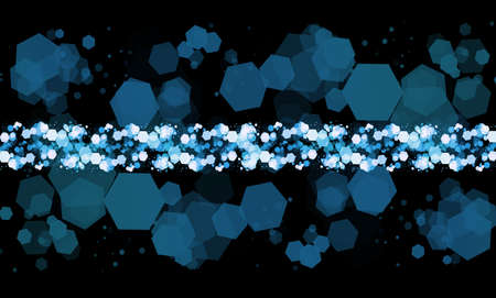 Abstract geometric - hexagons background, Abstract futuristic art wallpaper. Vector banner.