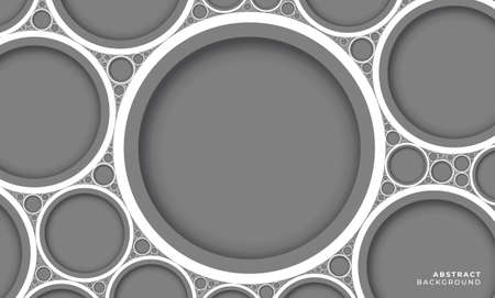 Art Circle, water bubble - Background Abstract design Art circle elements technology. Abstract futuristic background. Vector illustration.のイラスト素材