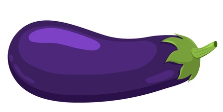 The eggplant.のイラスト素材