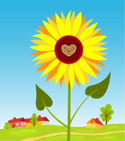 Sunflower.のイラスト素材