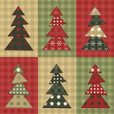 Christmas tree  set 7のイラスト素材