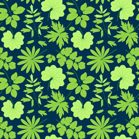 Leaves pattern のイラスト素材