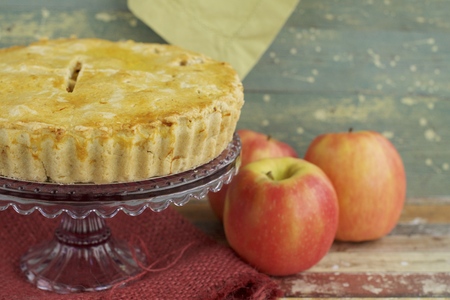 Homemade apple pieの写真素材