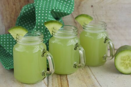 Cucumber juiceの写真素材