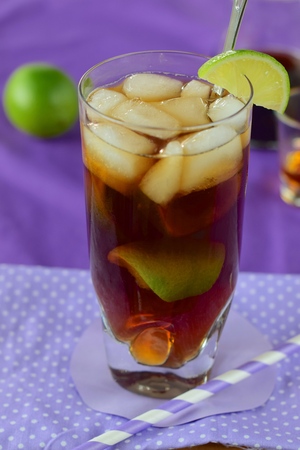 Cuba Libre or rum Cokeの写真素材