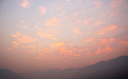 Clouds before sunrise