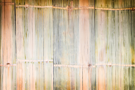Traditional Bamboo fence  texture ,Natural patterns abstract background,の写真素材