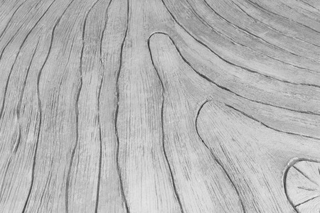 Gray concrete walkway in wood printed patterns texture for natural backgroundの写真素材