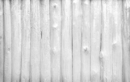 Plank wood texture wall , blank grunge in vertical patterns abstract white and gray backgroundの写真素材